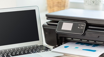 LAPTOP & PRINTER